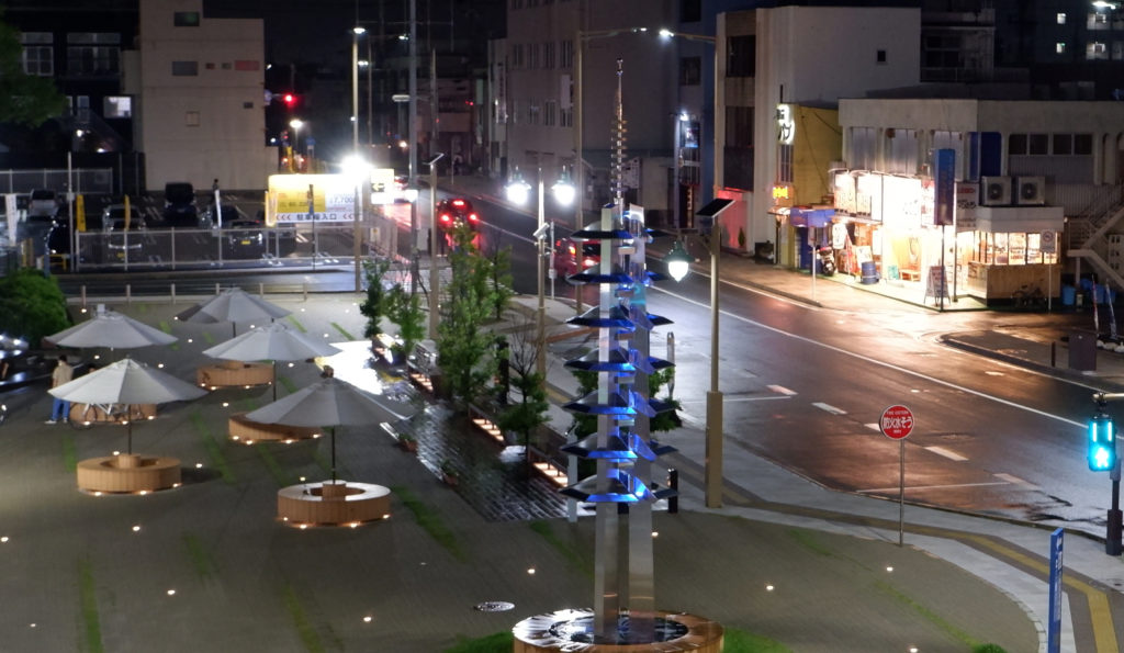 磐田駅北口の夜景