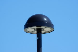 刈谷市伊勢山公園の照明灯アップ