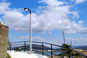和歌山県和歌山市 和歌浦観光遊歩道のHS-540型 照明灯：納入事例写真