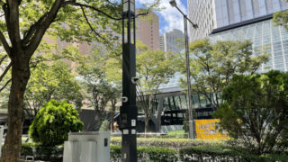 東京都新宿区 西新宿 都庁のスマート街路灯（スマートポール）：納入事例写真