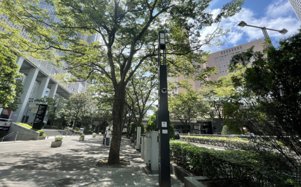 東京都新宿区 西新宿 都庁 スマート街路灯