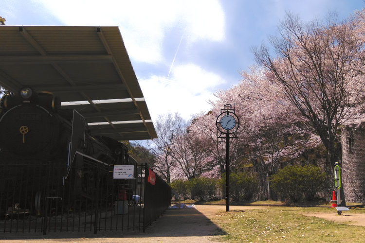 兵庫県揖保郡 太子山公園 時計塔のデザインポール時計（モニュメント時計）：納入事例写真